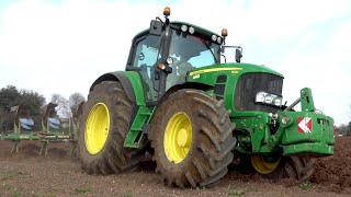 EXTREME SOUND  John Deere 7530 Premium  Quadrivomere Pietro Moro  TONON AG [upl. by Niltyak]