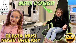 Idziemy do okulisty👀 Wybieramy okulary👓 Spełnione marzenie Oliwii💖 [upl. by Flatto961]