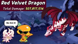 Cookie Run Kingdom  Mango  Snap Red Velvet Dragon Team [upl. by Bambi]