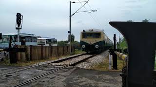 Arakkonam to Kanchipuram railway station route  local train  Indian train  railway track route [upl. by Kammerer]