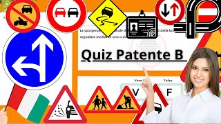 Esame di Guida  Quiz Ministeriali per la Patente B 2024 🚗🚦 [upl. by Farrah]