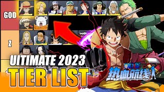 ULTIMATE OPFP PVP TIER LIST 2023 feat Grand Master MRCHO  One Piece Fighting Path [upl. by Pulsifer]