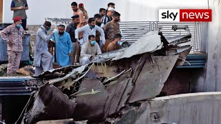 At least two survivors after Pakistan PK 8303 plane crash [upl. by Ycnalc771]