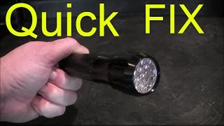 how to change flashlight battery [upl. by Stavros]