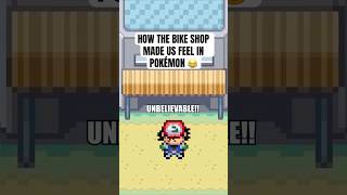 How the Bike shop made us feel in Pokemon 😂 pokemon shorts [upl. by Aim]