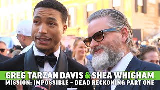 Mission Impossible Dead Reckoning Interview Shea Whigham amp Greg Tarzan Davis [upl. by Eked]