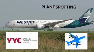 YYC Calgary Intl Airport Plane Spotting [upl. by Beatriz]