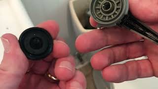 How to fix a running toilet Fluidmaster Quick Fix Do not replace the entire valve [upl. by Venator]