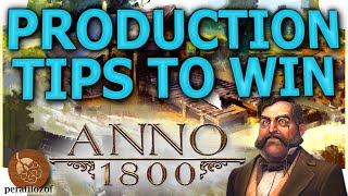 ⚙ Production chain tips for Anno 1800 layouts ratios goods warehouses amp more tutorial  Guide 1 [upl. by Adnawal]