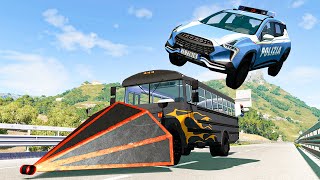 Police Car Chases 42  BeamNG DRIVE  SmashChan [upl. by Meunier]