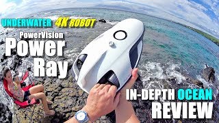 Underwater Drone PowerVision PowerRay 4K ROV Review  InDepth ROUGH OCEAN TEST Pros amp Cons [upl. by Lawrence]