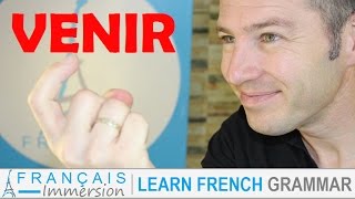 VENIR Conjugation amp Meaning to come present tense  FUN Learn French Verbs with Fun [upl. by Oirom]