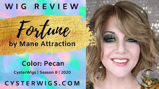 CysterWigs Wig Review Fortune  Mane Attraction  Pecan S8E1145 2020 [upl. by Epstein]