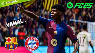 FC Barcelona vs Bayern Munich 31  FC25 4K Ultra Graphics Gameplay [upl. by Halyahs258]