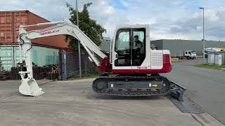 487293404 Takeuchi TB180 midi excavator [upl. by Adnoel]