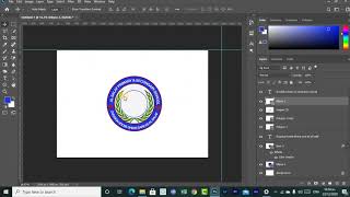 How to design Education logo in Photoshop 2020 sida loo sameeyo logo [upl. by Zebaj]