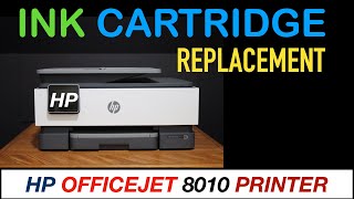 HP OfficeJet 8010 Ink Cartridge Replacement [upl. by Tammara]