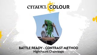 How to Paint Battle Ready Nighthaunt Chainrasps – Contrast Method [upl. by Allistir]