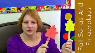 Fall Leaf Songs and Fingerplays For Preschool and Kindergarten [upl. by Daren]