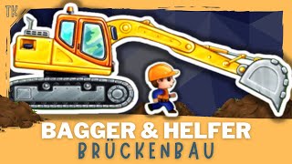 Bagger amp Baufahrzeuge ⭐ Wir bauen eine Brücke  Kindervideos  Kinderfilme  telekids [upl. by Unity]