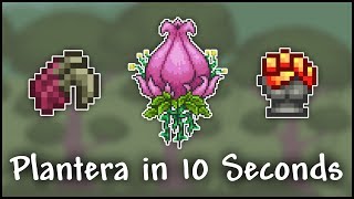 How to Kill Plantera in 10 Seconds  Terraria 13 [upl. by Airitac]