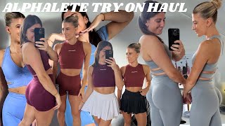 ALPHALETE TRY ON HAUL  honest review is amplify worth it [upl. by Ybrad]