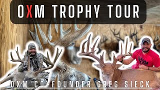 OXM Trophy Tour  Greg Sieck  Trophy Room Videos [upl. by Ecarg478]