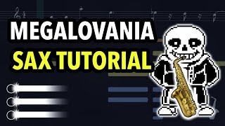 Megalovania Sax Tutorial  Saxplained [upl. by Petersen]