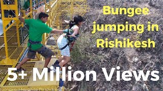 Bungee Jumping in Rishikesh [upl. by Eatnad]