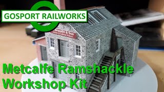 A Newbie Builds Metcalfe Ramshackle Workshop Set [upl. by Alset]