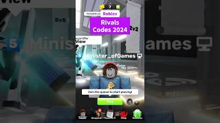 Roblox Rivals Codes [upl. by Legir]