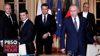 News Wrap Putin and Zelensky have 1st oneonone meeting [upl. by January]