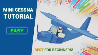 Easy Mini Plane Tutorial  Plane Crazy ROBLOX [upl. by Haleeuqa102]