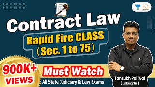 Contract Law  Rapid fire class Sec 175  Contract Law  Linking Laws  By Tansukh Paliwal [upl. by Ivan]