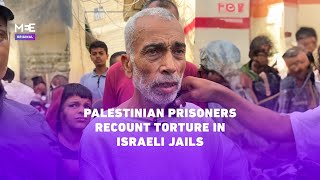 Released Palestinian prisoners recount torture in Israeli jails [upl. by Rehposirhc478]