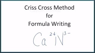 The CrissCross Method for Writing Chemical Formulas [upl. by Ronda]