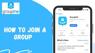 GroupMe App  How to Join a Group  2021 [upl. by Summer]