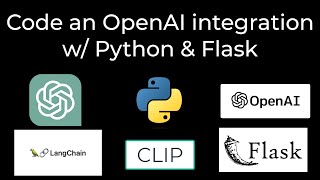 Code an OpenAI integration with Python and Flask [upl. by Mehetabel]