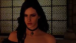 The Witcher 3  Yennefer punishes Geralt for sleeping around [upl. by Osei]