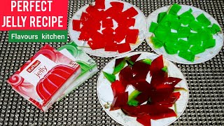 How to make perfect jelly at home  Rafhan jelly recipe by Flavours Kitchen [upl. by Hansen374]