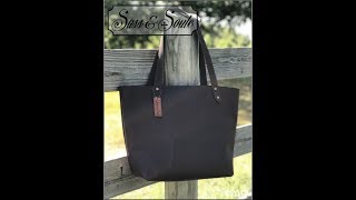 Sedona Tote Tutorial by Tack Templates [upl. by Adnaluoy960]