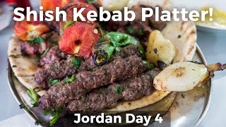 Shish Kebabs Meat Platter in Jordan [upl. by Sulohcin]