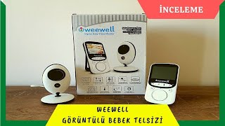 GÖRÜNTÜLÜ BEBEK TELSİZİ Weewell WMV815 [upl. by Ahtivak]