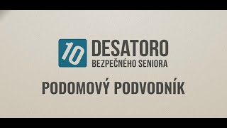 Desatoro bezpečného seniora  Podomový podvodník [upl. by Flo724]