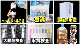 無人島でろ過した水は本当に飲めるのか？検査してみた結果・・・ [upl. by Otecina]