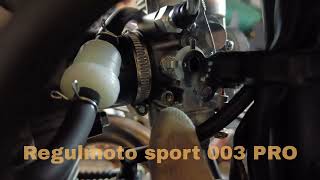 Regulmoto sport 003 PRO Настройка карбюратора [upl. by Gweneth295]