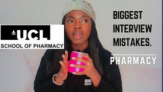 AVOID THESE MISTAKES IN YOUR PHARMACY INTERVIEW [upl. by Sophie]