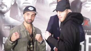 SAM EGGINGTON v PAULIE MALIGNAGGI  OFFICIAL HEAD TO HEAD  FINAL PRESS CONFERENCE [upl. by Eiramaliehs]