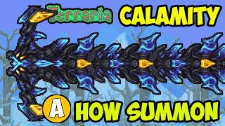 Terraria Calamity Mod 1449 How To Summon PRIMORDIAL WYRM AND EIDOLON WYRM BOSS [upl. by Tristan]