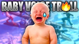 BABY VOICE CHANGER amp SOUNDBOARD TROLLING ON FORTNITE [upl. by Gav]